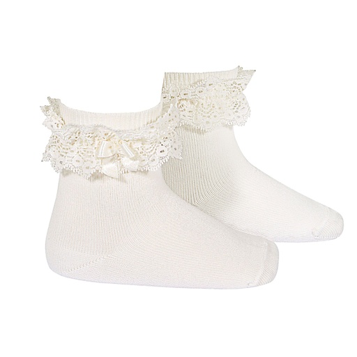 Sock W/ Lace &amp; Bow