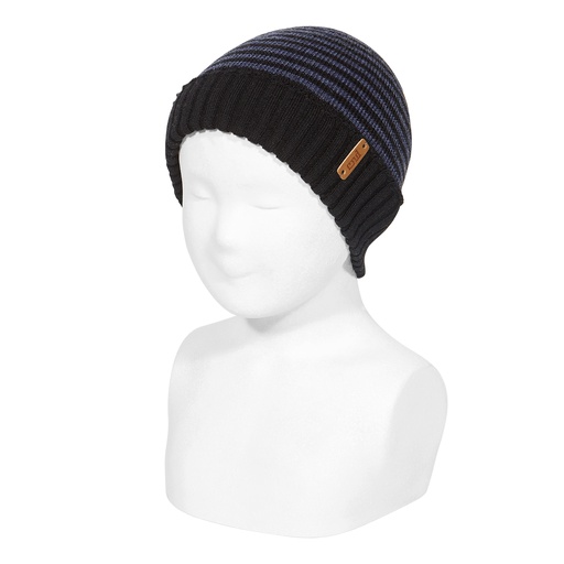 Merino Wool Striped Hat