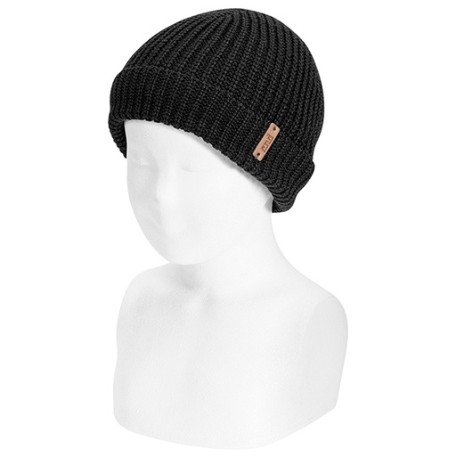 English Ribbed Foldover Hat