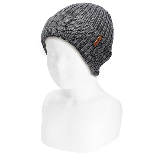 Merino Blend Ribbed Hat