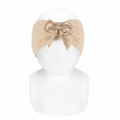 Openwork Headband W/ Bow