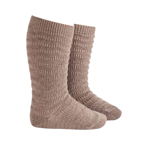 Wool Wave Design Knee Sock