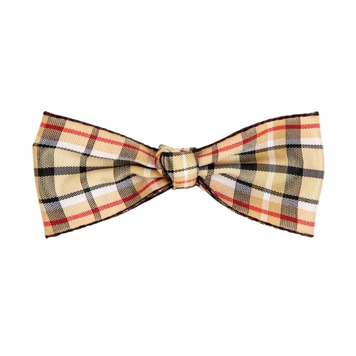 Tartan Plaid Bow Hair Clip