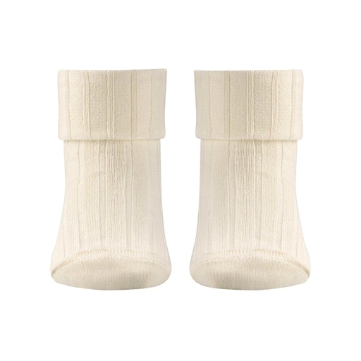 Ribbed Triple Cuff Sock