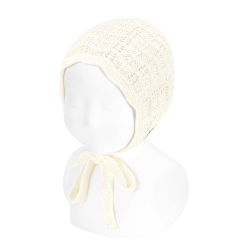 Zig Zag Openwork Bonnet