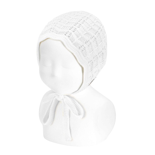 Zig Zag Openwork Bonnet