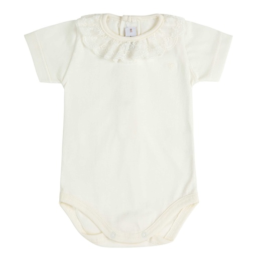 Lace Ruffle Collar Bodysuit