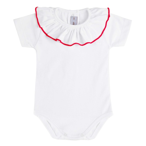 Color Trim Collar Bodysuit