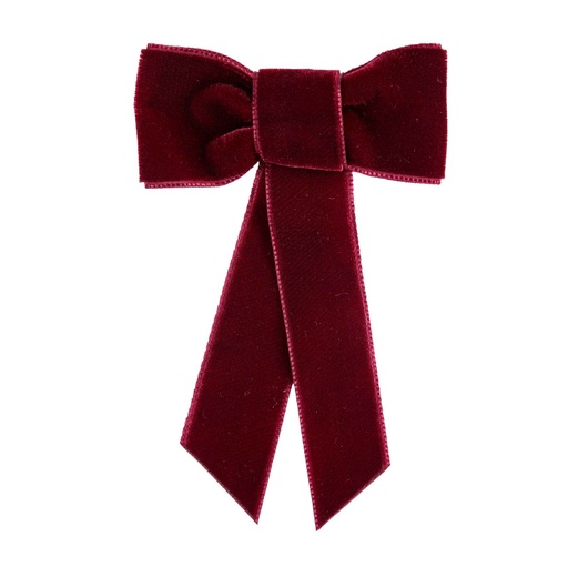 Velvet Bow Hair Clip
