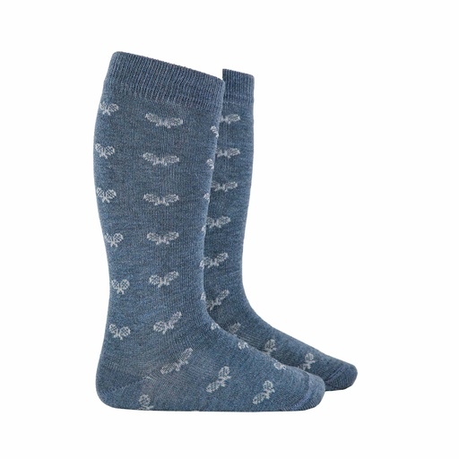 Padel Racket Print Knee Sock