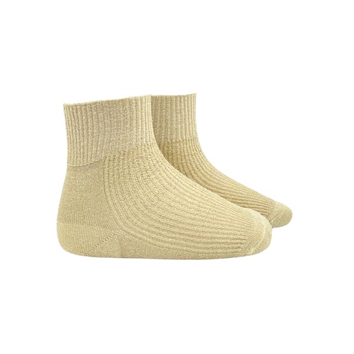 Thin Ribbed Shimmer Sock