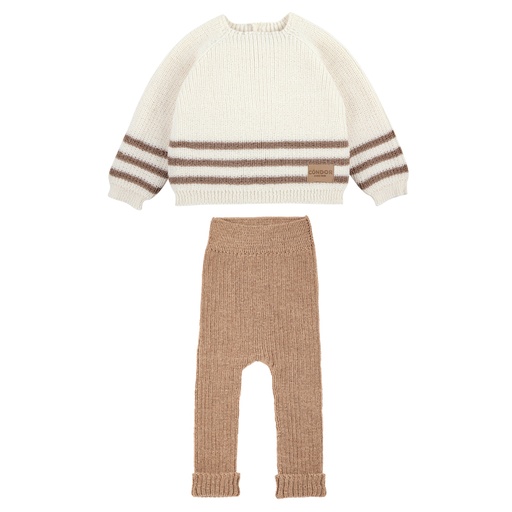 Merino Wool Blend Striped Set